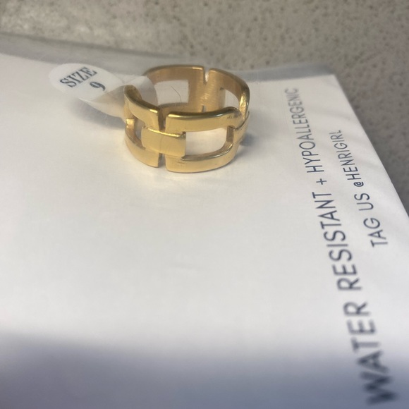 Jewelry Henrigirl Gold Chain Ring Sz 9 Poshmark